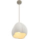 Sima 1 Light 12.25 inch Burnished Nickel Pendant Ceiling Light