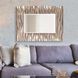 Zenith 39 X 31 inch Silver Leaf Wall Mirror