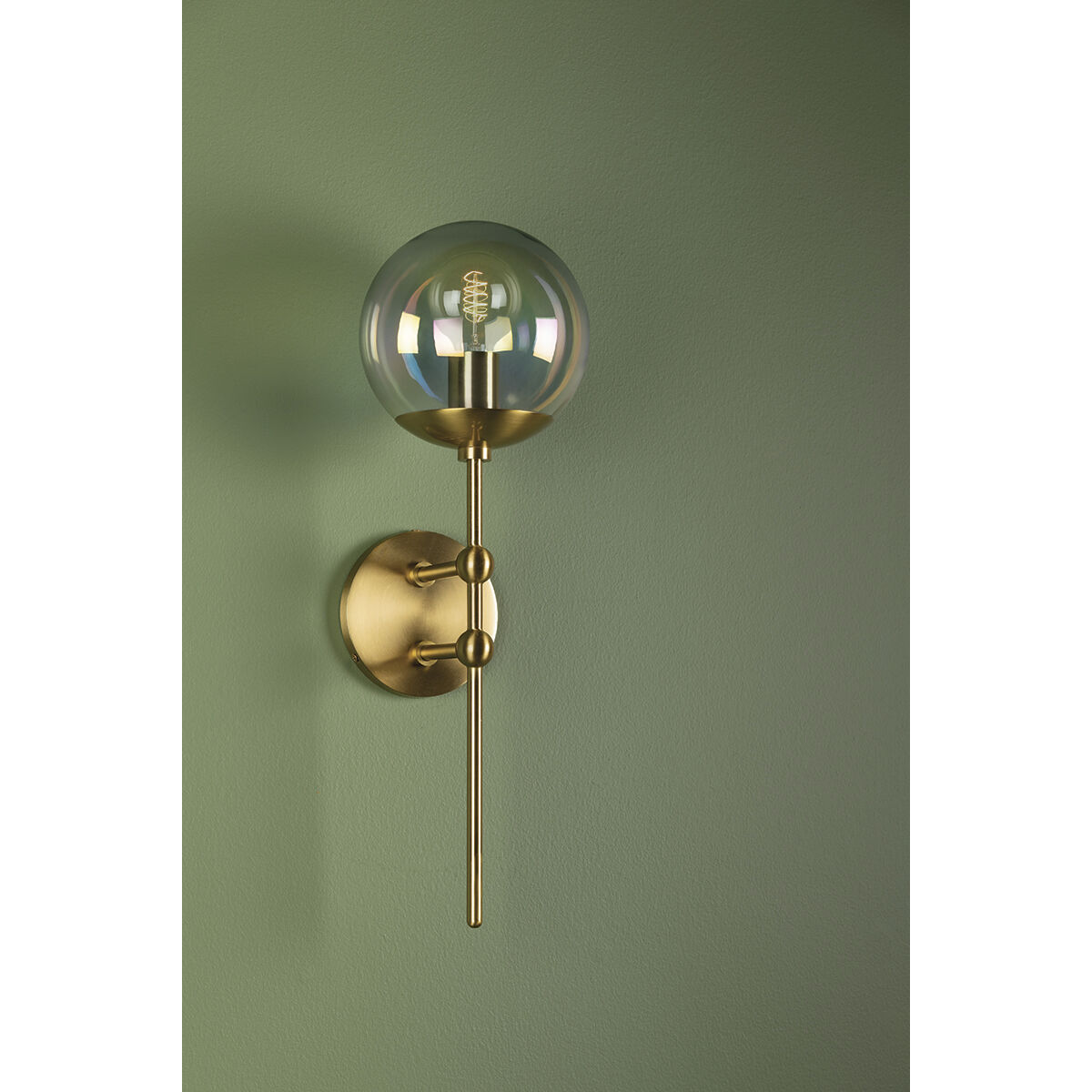 Ophelia 1 Light 7 inch Aged Brass Wall Sconce Wall Light