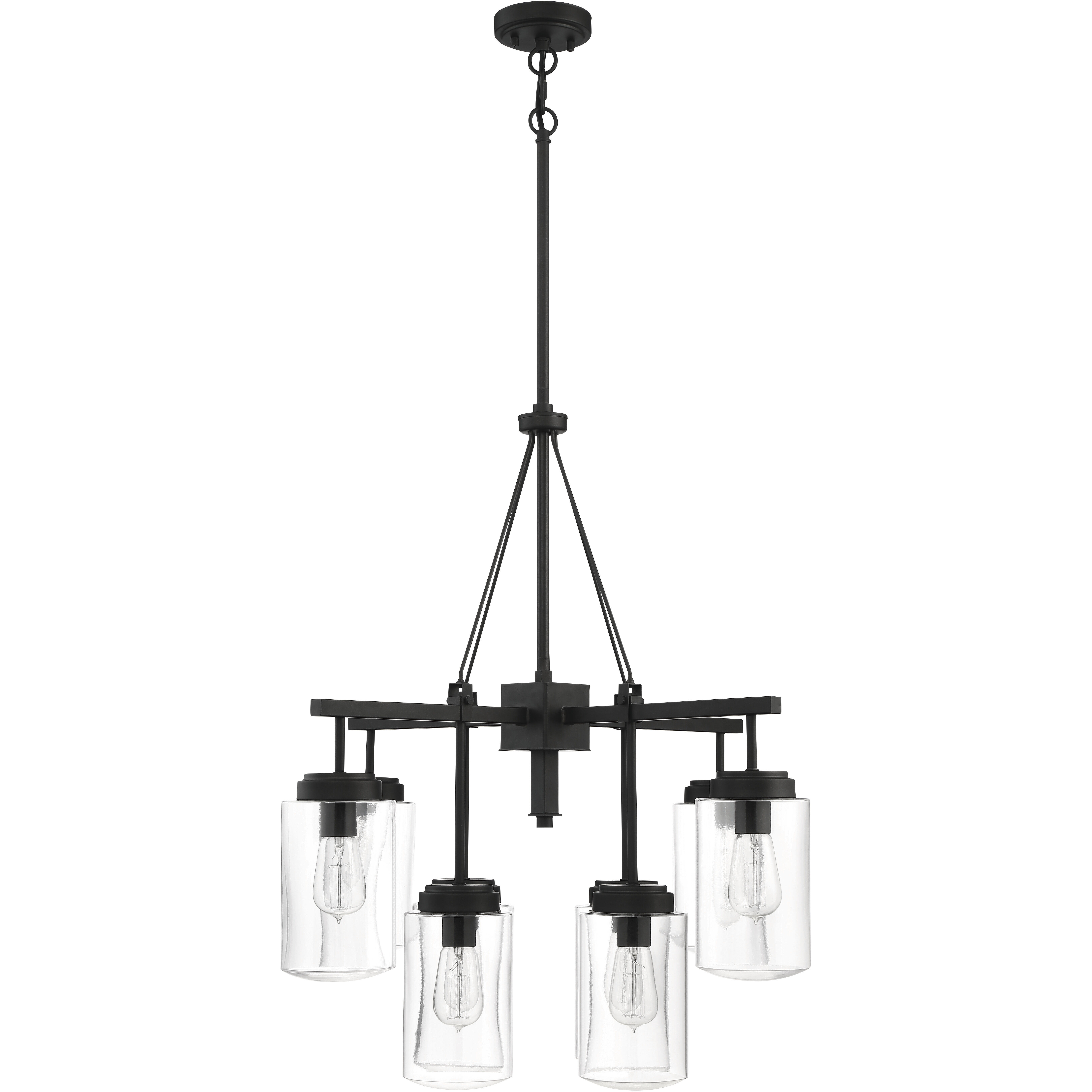 Crosspoint 8 Light 30.25 inch Espresso Outdoor Chandelier