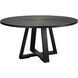Gidran 60 X 30 inch Charcoal Black Dining Table