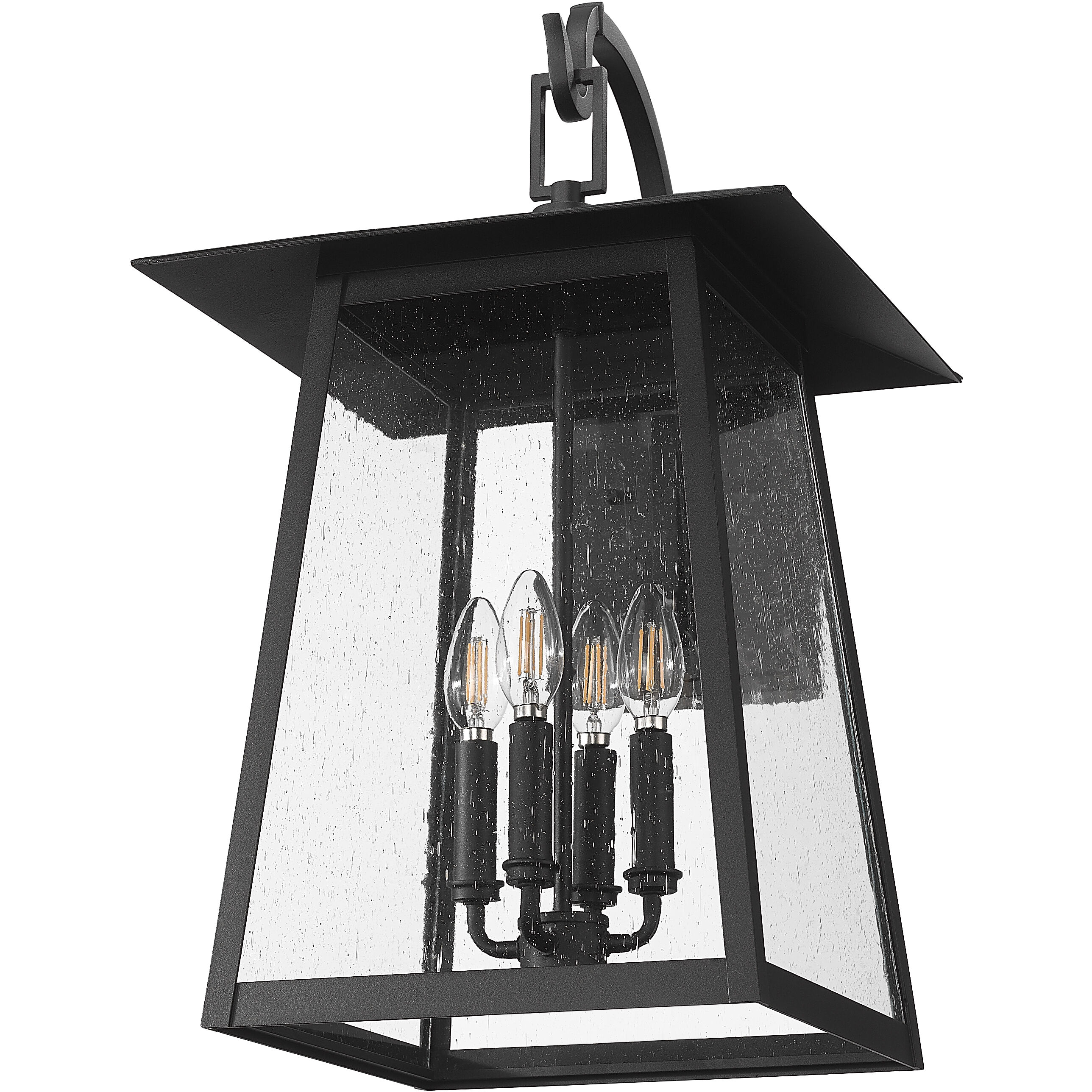 Rainer Outdoor Wall Light in Black, G9