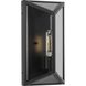 Bristol 1 Light 13.75 inch Matte Black Outdoor Wall Lantern