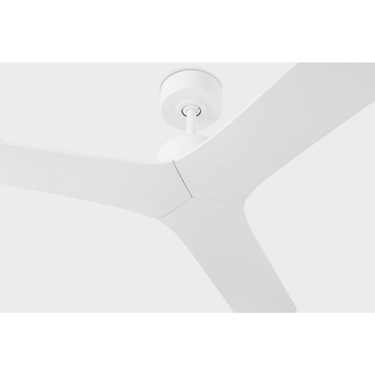 Tri Plank 57 inch Matte White Ceiling Fan