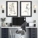 Lena Bath Sconce Wall Light in Black Forged