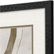 Twisting Paths / Winding Paths Metallic and Neutral Framed Art, Propac