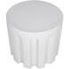 Eris 18 X 17.5 inch White Outdoor Accent Table