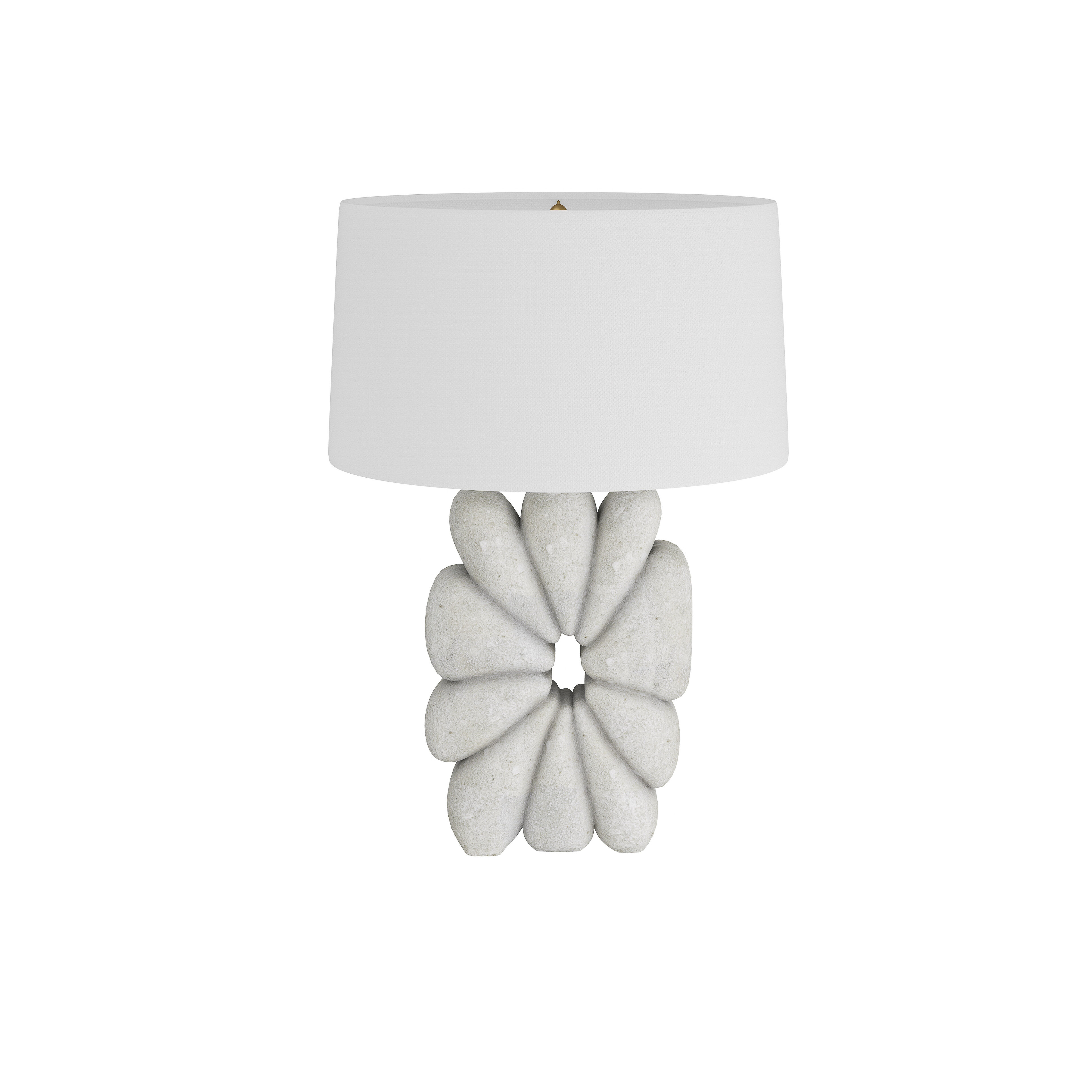 Ashley 28.5 inch 150 watt Ivory Lamp Portable Light