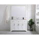 Moore 48 X 22 X 34 inch White Vanity Sink Set