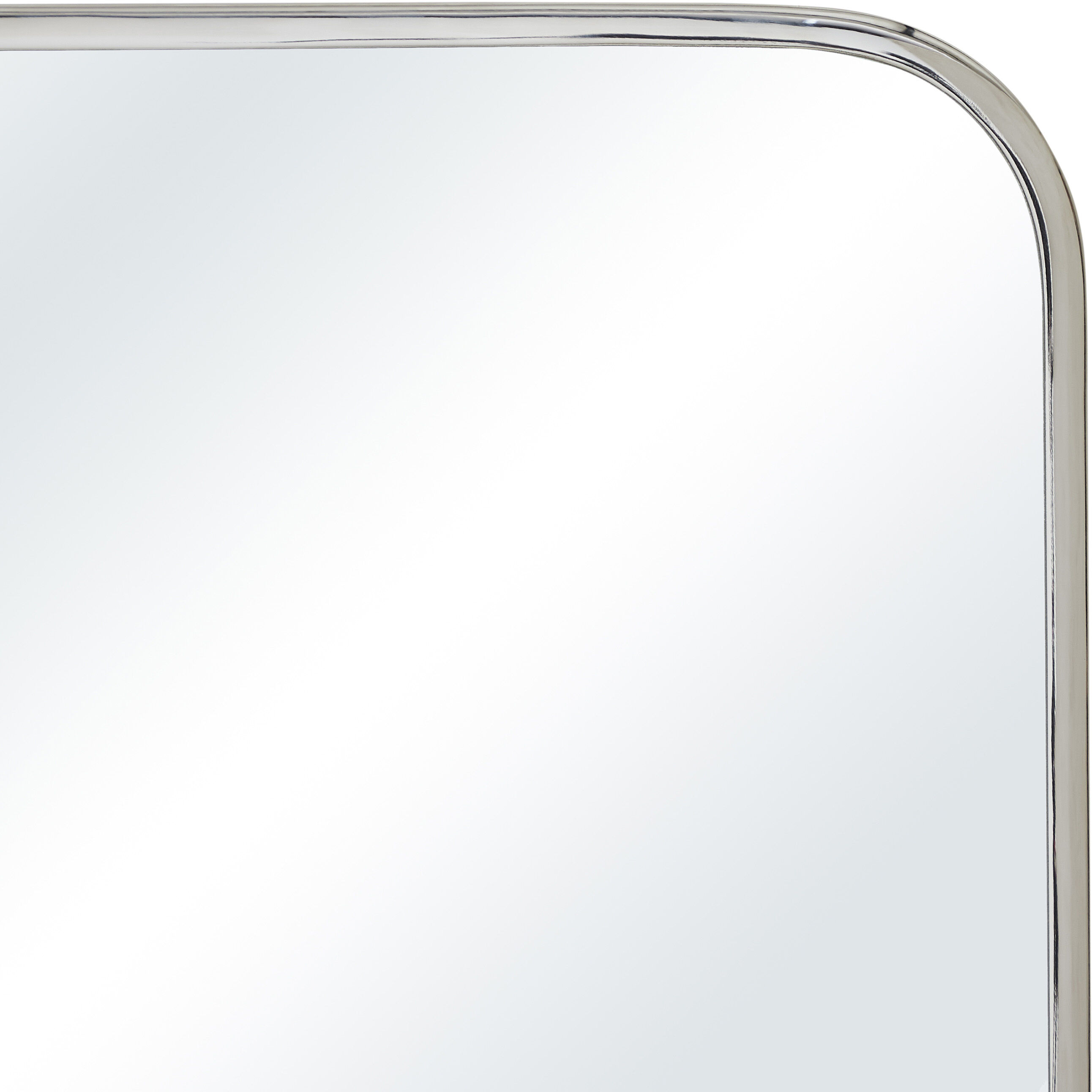 Jackline 36 X 24 inch Polished Nickel Wall Mirror