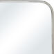Jackline 36 X 24 inch Polished Nickel Wall Mirror