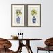 Lemon Tree Pot Blue and Yellow and Green Framed Art, Propac