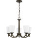 Laguna 5 Light 23 inch Forest Bronze Chandelier Ceiling Light
