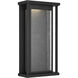 Faywood LED 16 inch Textured Black Outdoor Wall Lantern, Medium