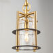 Burford LED 5 inch Brass and Black Pendant Ceiling Light