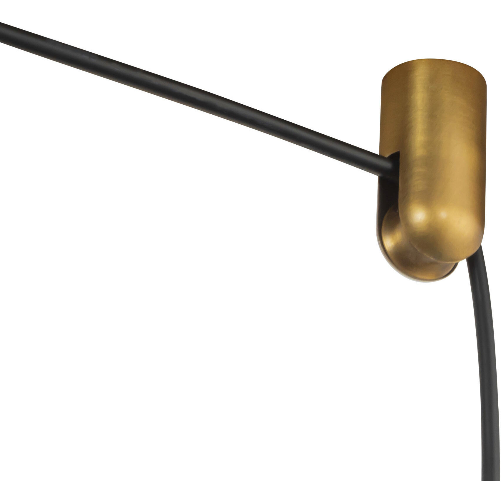 Nio 45.25 inch Vintage Brass Linear Pendant Ceiling Light