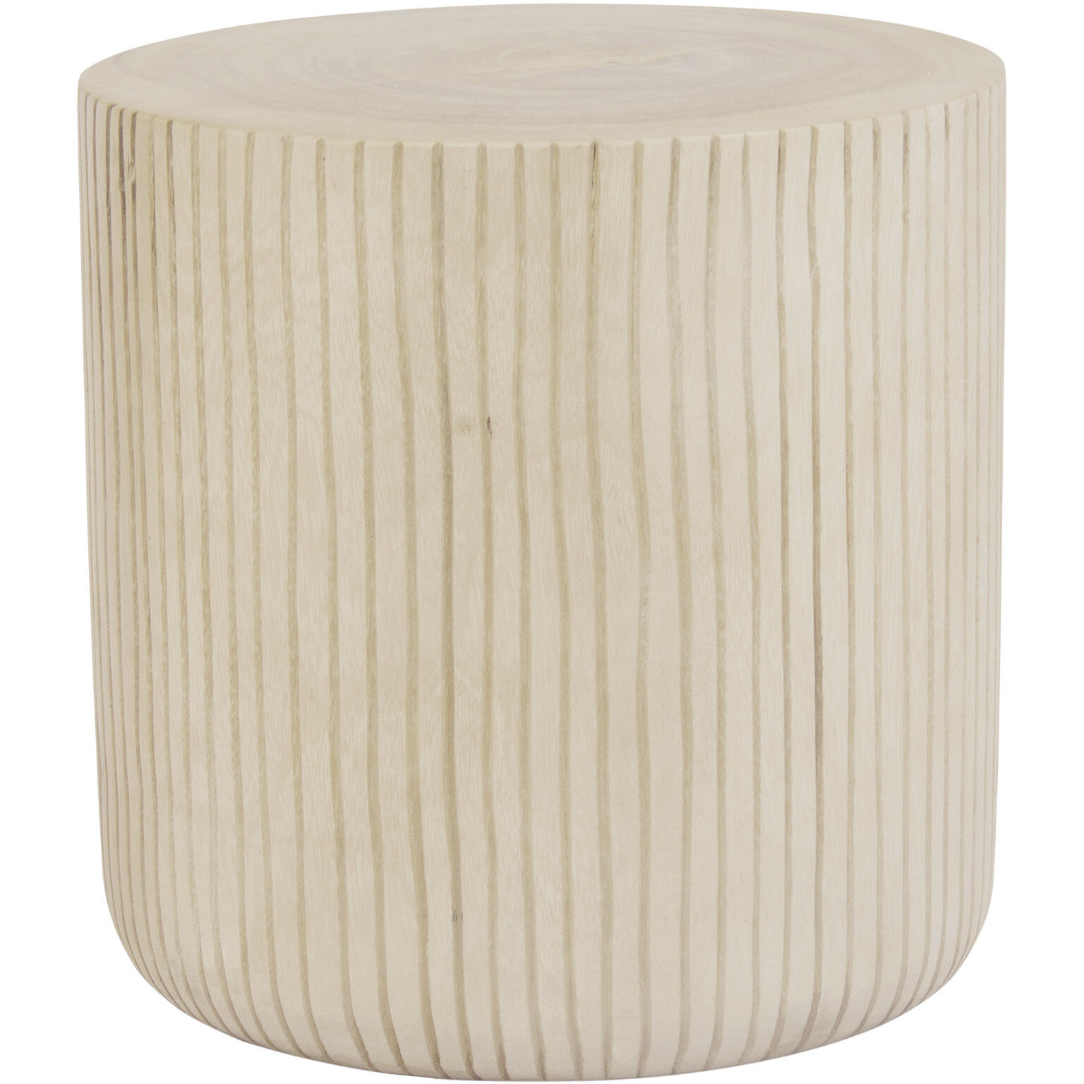 Java 15.7 inch Beige Table/Stool