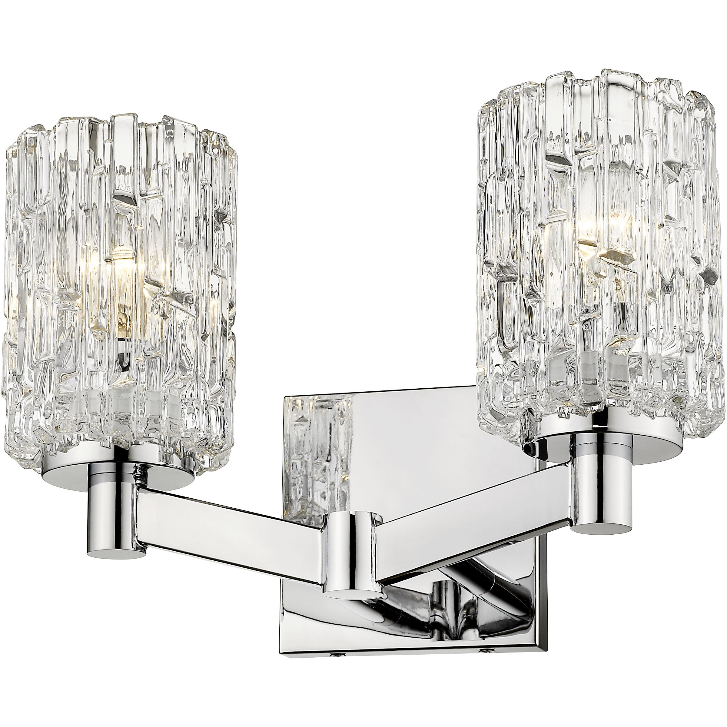 Aubrey 2 Light 13.5 inch Chrome Vanity Wall Light