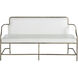 Vanderbilt Forged Warm Champagne / Cloud White Leather Bench