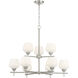 Camrin 9 Light 31 inch Brushed Nickel Chandelier Ceiling Light