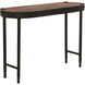 Seewald 41 inch Rusted Metal and Weathered Wood Console Table