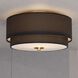 Burnaby LED 13 inch Matte Brass Semi-Flush Mount Ceiling Light