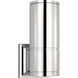Chapman & Myers Provo LED 4.5 inch Polished Nickel Canister Wall Light