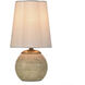 Rosalind 12 inch 40 watt Polished Brass and Natural Beige Table Lamp Portable Light