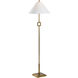 Overhill 50 inch 100.00 watt Gold Floor Lamp Portable Light