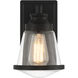 Mannsdale 1 Light 5.75 inch Coal Bath Vanity Wall Light