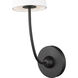 Shannon 1 Light 5.25 inch Matte Black Wall Sconce Wall Light