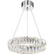 Juno LED 16 inch Chrome Chandelier Ceiling Light