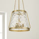 Crawford 4 Light 18 inch Warm Brass Pendant Ceiling Light