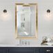 Danube 48 X 30 inch Bright Gold Wall Mirror