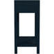 Lark 30" Wood 1-Drawer Nightstand in Navy Blue