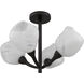 Adelyn 4 Light 22 inch Oil Rubbed Bronze Semi-Flush Mount Ceiling Light