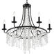 Gabrielle 6 Light 28 inch Matte Black Chandelier Ceiling Light
