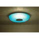 Spira 1 Light 10 inch Black Flush Mount Ceiling Light