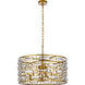 Kennedy 5 Light 24 inch Brass Pendant Ceiling Light