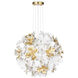 Dogwood LED 24.5 inch White Chandelier Ceiling Light