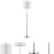Nimbus 62 inch 100.00 watt Metallic Silver/ Polished Chrome Floor Lamp Portable Light