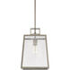 Kenner 1 Light 10 inch Antique Nickel Pendant Ceiling Light