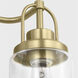 Anders Bath Vanity Wall Light in Satin Brass