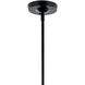 Livadia 6 Light Black Chandelier Ceiling Light, 1 Tier Large