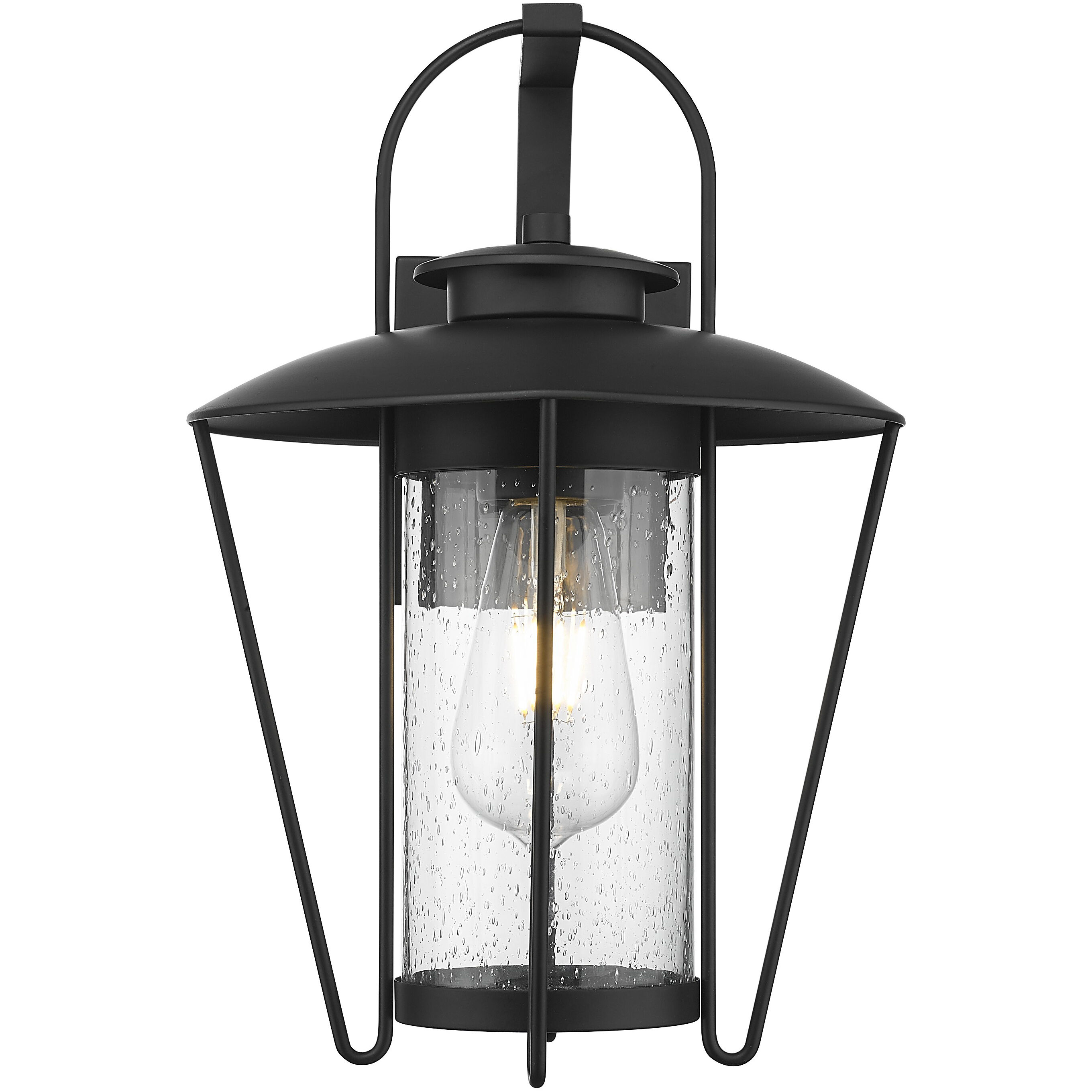 Stockwell 1 Light 14.25 inch Matte Black Exterior Wall Mount