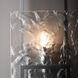 Geo Sconce Wall Light in Sterling, Clear