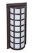 Scala LED 20 inch Bronze Outdoor Sconce in White Acrylic