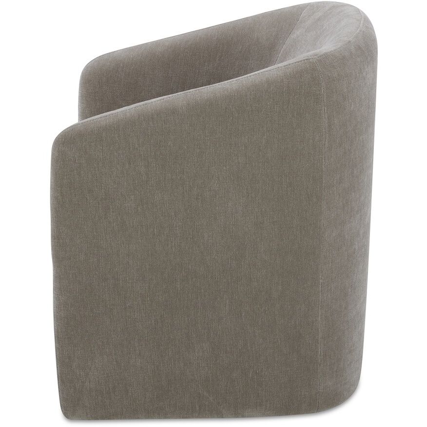 Sandy Tan Rolling Dining Chair