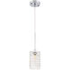Taylor 1 Light 5 inch Chrome Pendant Ceiling Light