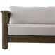 Caldwell Shale and Weathered Teak Outdoor Sofa